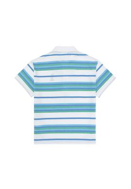 Erkek Çocuk Beyaz Polo Yaka Tişört - 50263271011