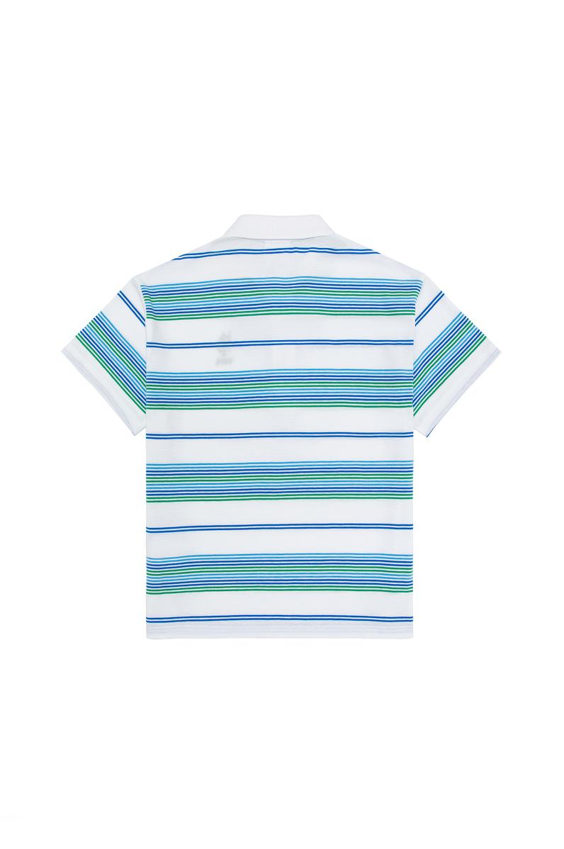 Erkek Çocuk Beyaz Polo Yaka Tişört