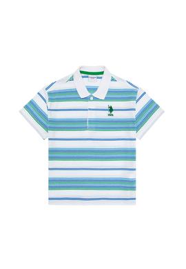 Erkek Çocuk Beyaz Polo Yaka Tişört - 50263271011