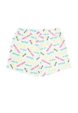 Çocuk Beyaz Örme Şort - 50265406022