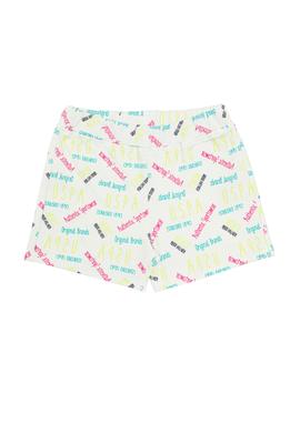 Çocuk Beyaz Örme Şort - 50265406022