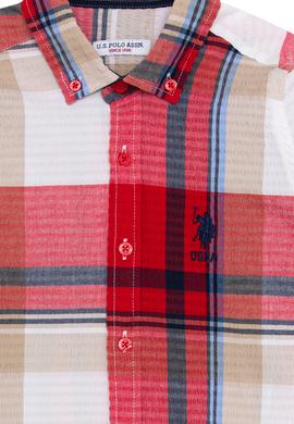 Erkek Çocuk Kırmızı Uzun Kollu Gömlek - 50270360010