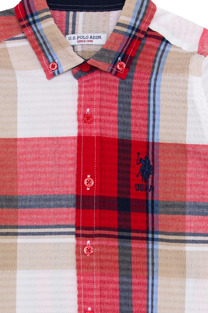 Erkek Çocuk Kırmızı Uzun Kollu Gömlek