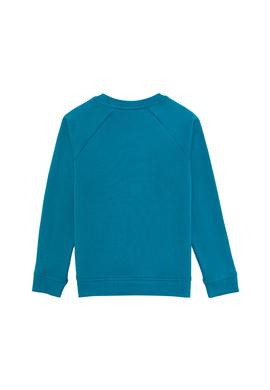 Çocuk Petrol Basic Bisiklet Yaka Sweatshirt - 50273756323