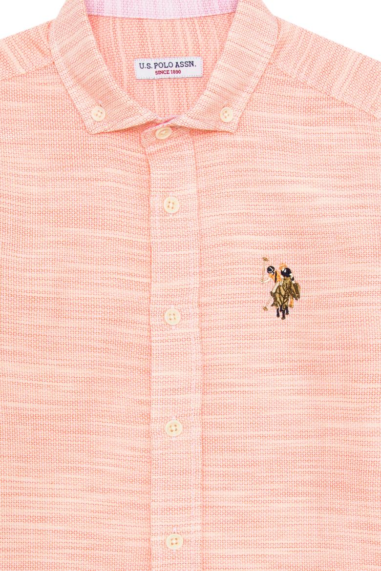 Erkek Çocuk Turuncu Uzun Kollu Gömlek - 50264103001