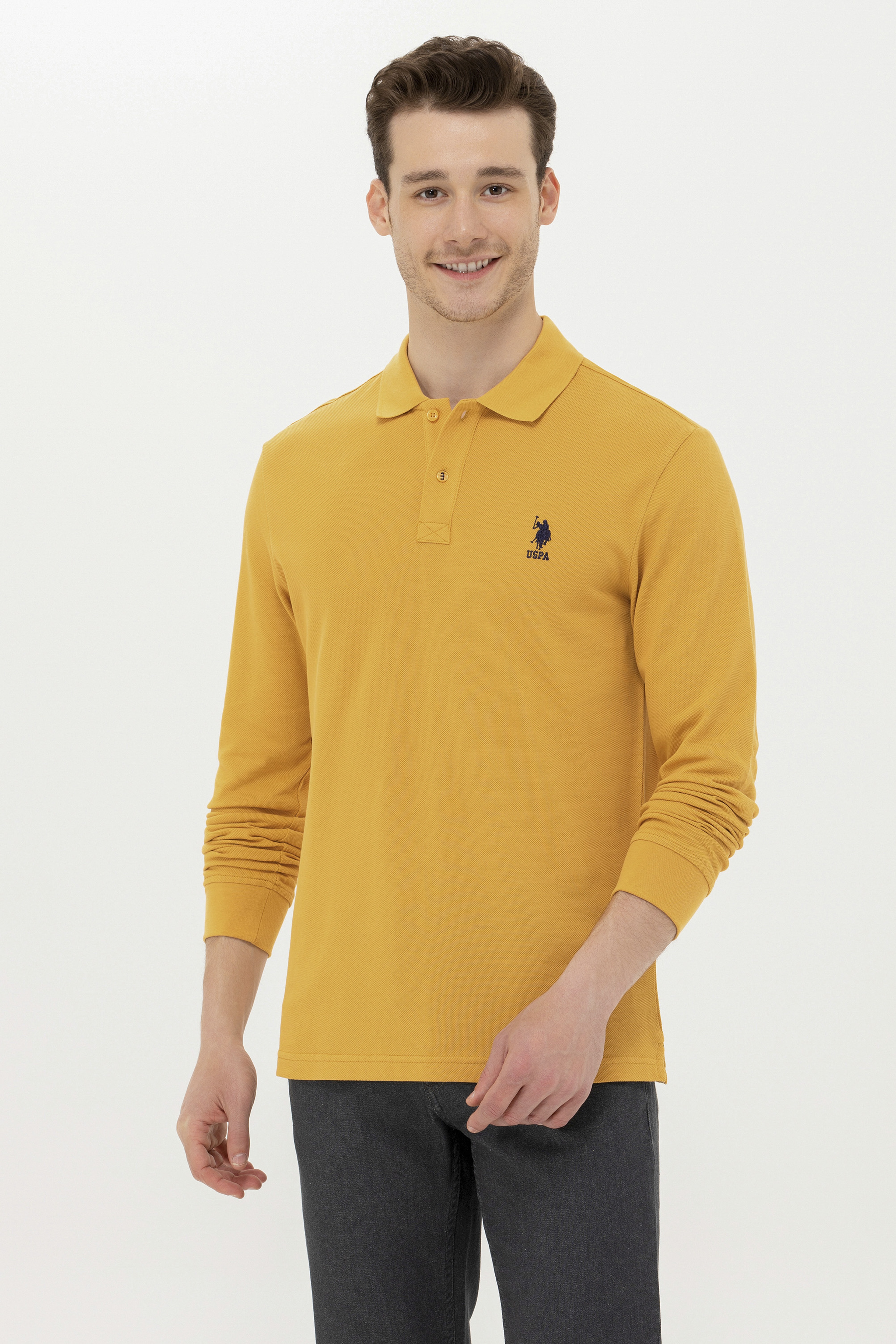 Erkek Safran Basic Sweatshirt - Image 1