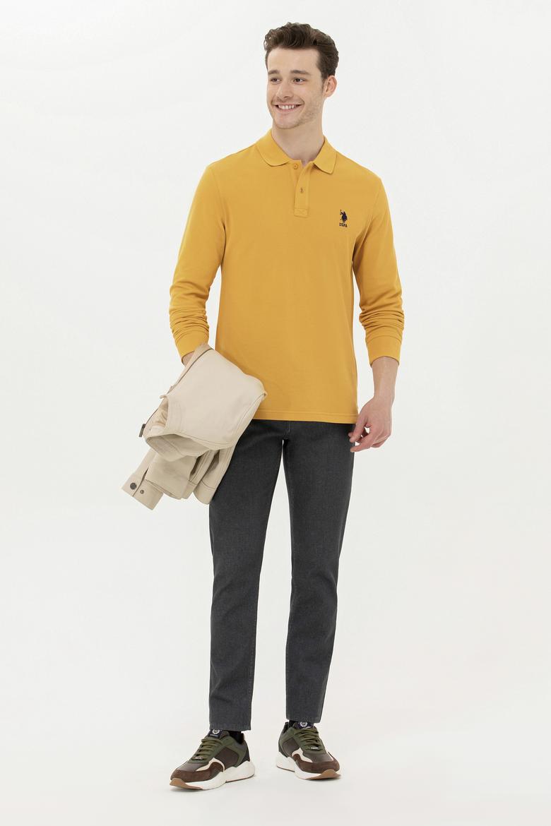 Erkek Safran Basic Sweatshirt - 50253222032