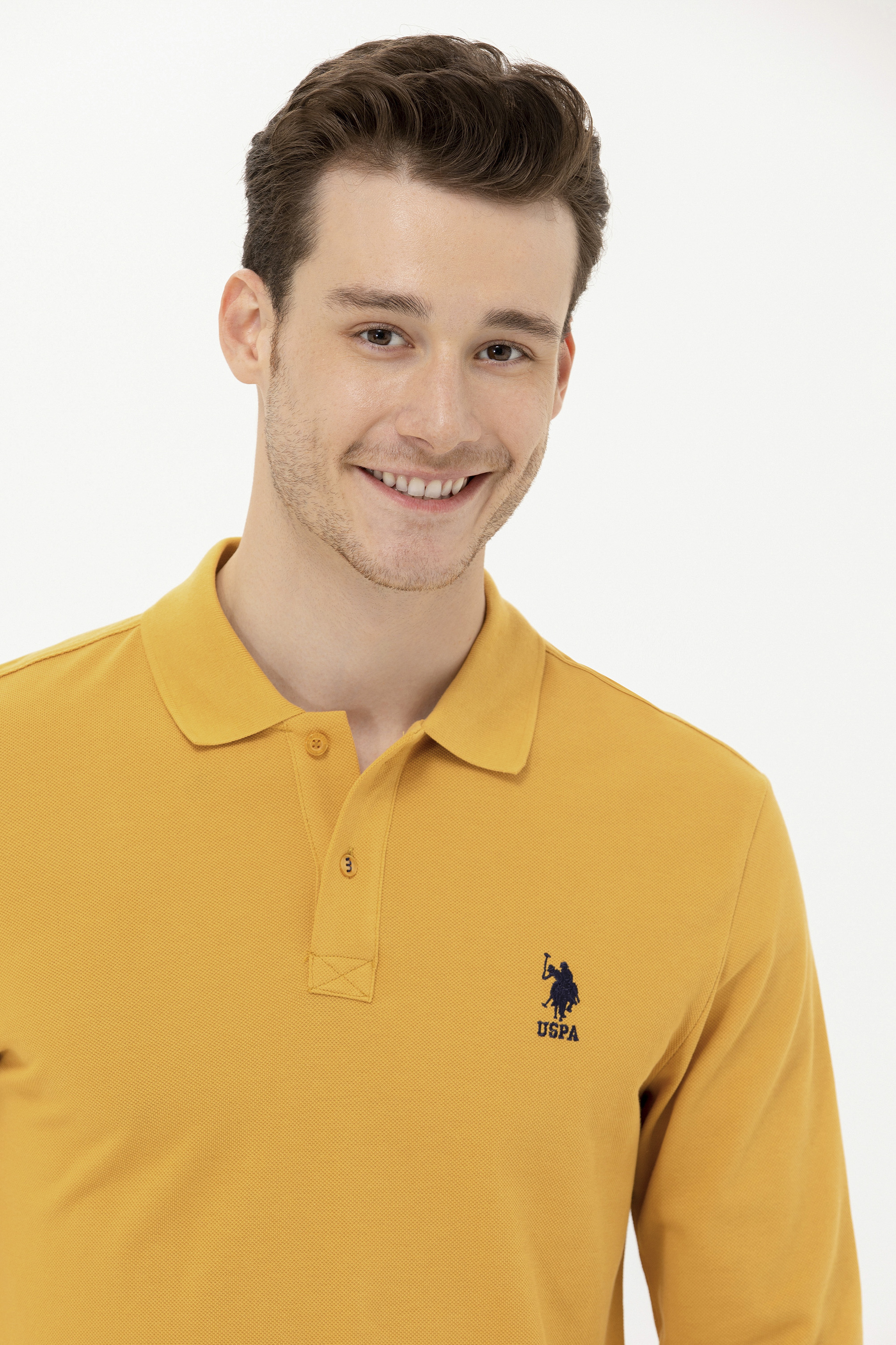 Erkek Safran Basic Sweatshirt