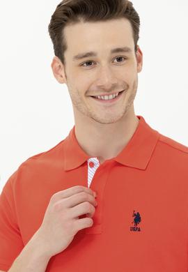 Erkek Kırmızı Basic Polo Yaka Tişört - 50263236213