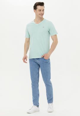 Erkek Nil Basic V Yaka Tişört - 50263474102