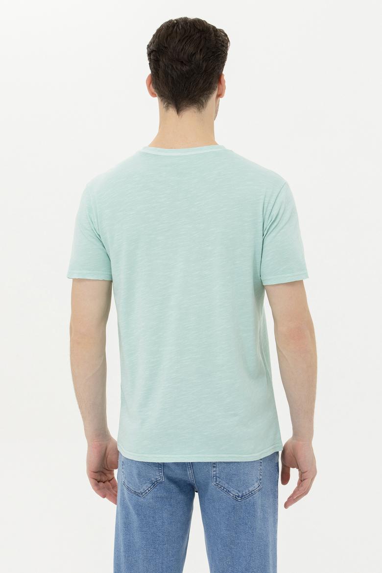 Erkek Nil Basic V Yaka Tişört - 50263474102