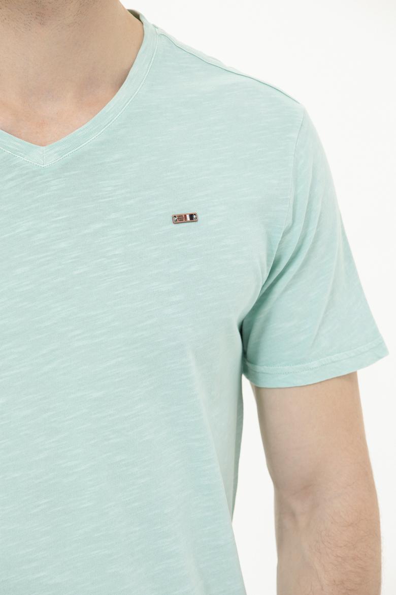 Erkek Nil Basic V Yaka Tişört - 50263474102