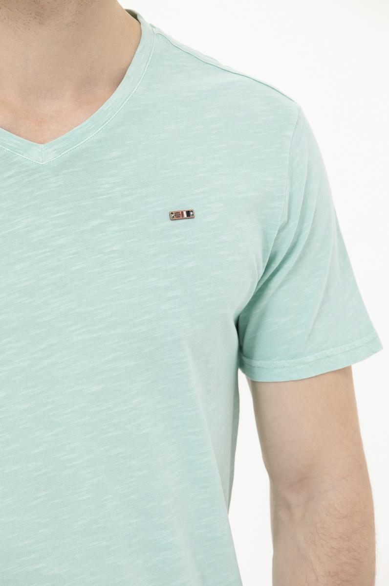 Erkek Nil Basic V Yaka Tişört