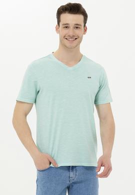 Erkek Nil Basic V Yaka Tişört - 50263474102