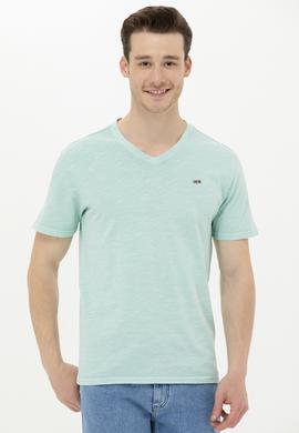 Erkek Nil Basic V Yaka Tişört - 50263474102