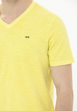 Erkek Citron Basic V Yaka Tişört - 50263474190