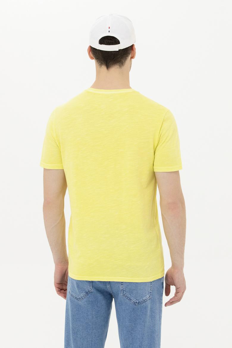 Erkek Citron Basic V Yaka Tişört - 50263474190