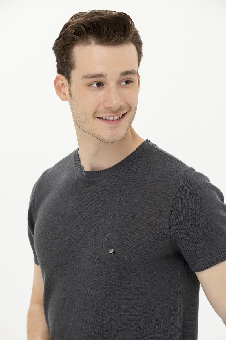 Erkek Antrasit Kazak - 50267111053