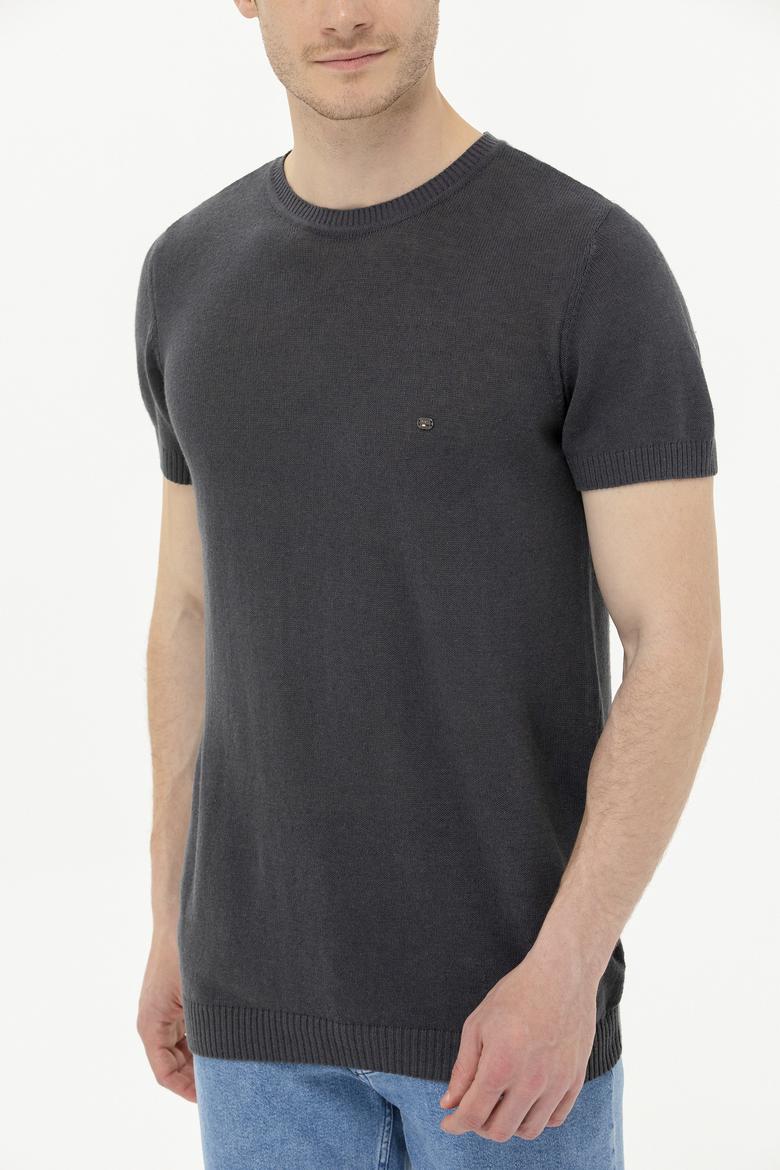 Erkek Antrasit Kazak - 50267111053