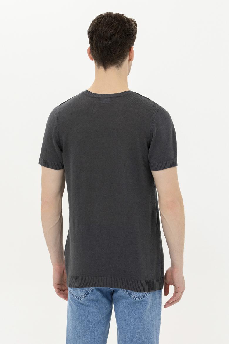 Erkek Antrasit Kazak - 50267111053