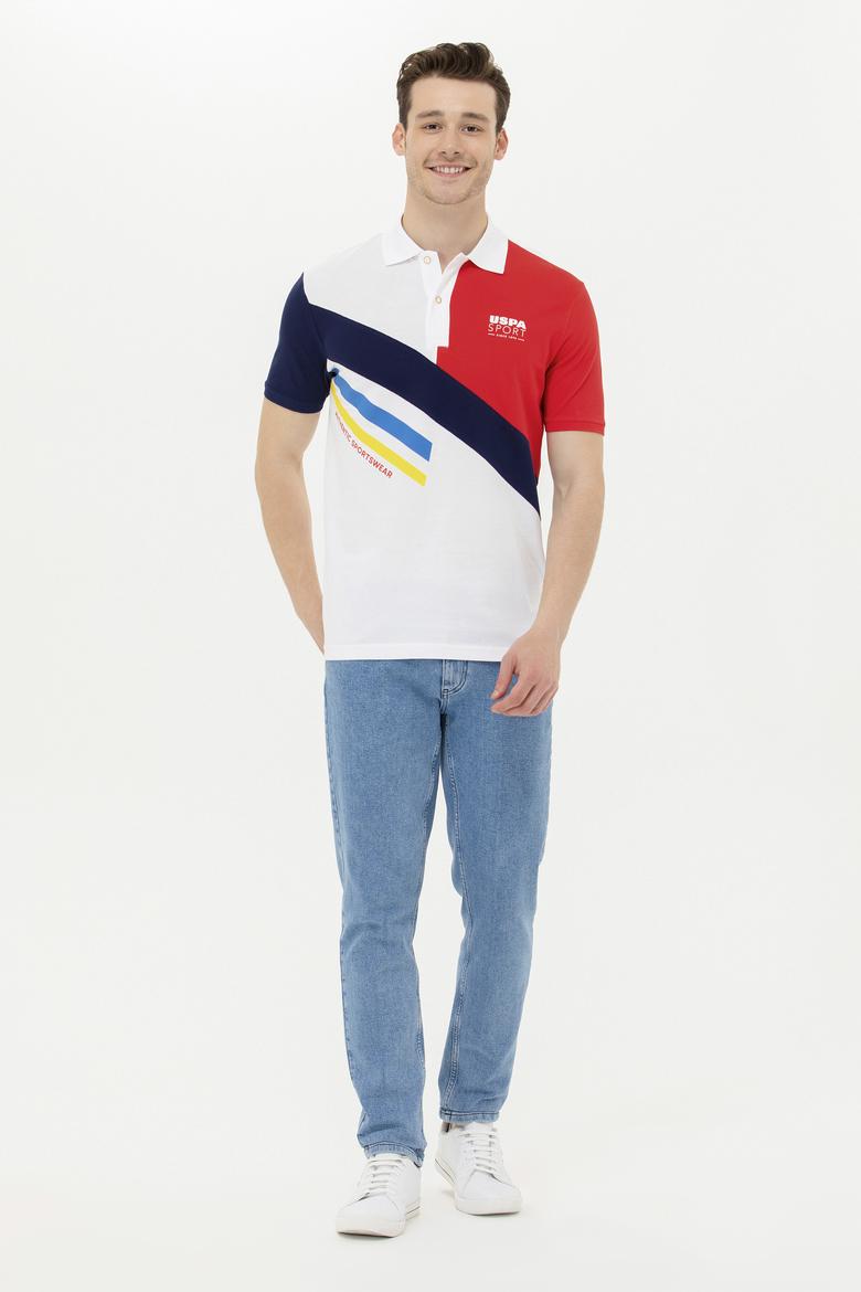 Erkek Kırmızı Polo Yaka Tişört - 50270621011