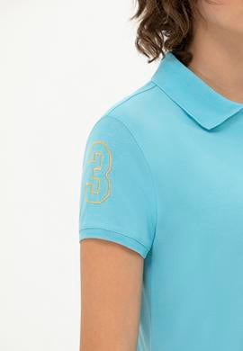 Kadın Turkuaz Örme Elbise - 50246277134