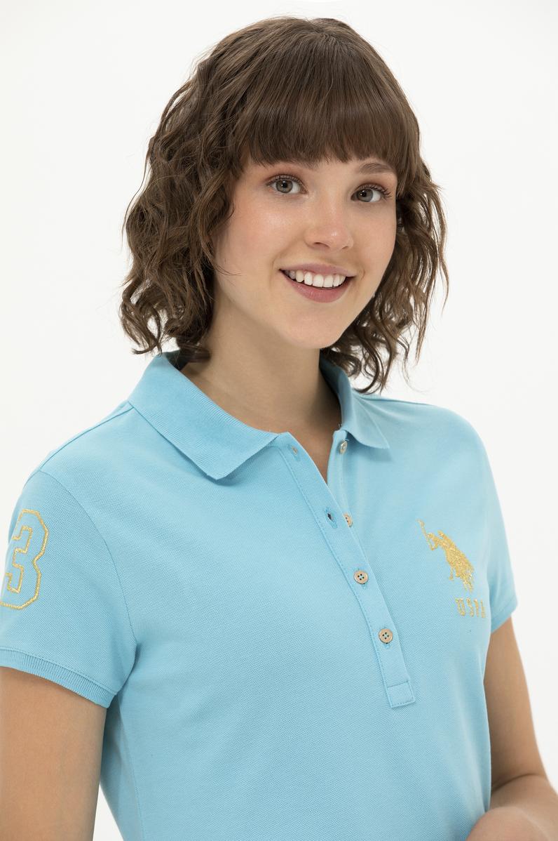 Kadın Turkuaz Örme Elbise