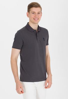 Erkek Antrasit Basic Polo Yaka Tişört - 50264891196