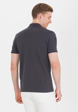 Erkek Antrasit Basic Polo Yaka Tişört - 50264891196