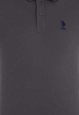 Erkek Antrasit Basic Polo Yaka Tişört - 50264891196