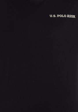 Erkek Siyah Oversize Bisiklet Yaka Tişört - 50264919058