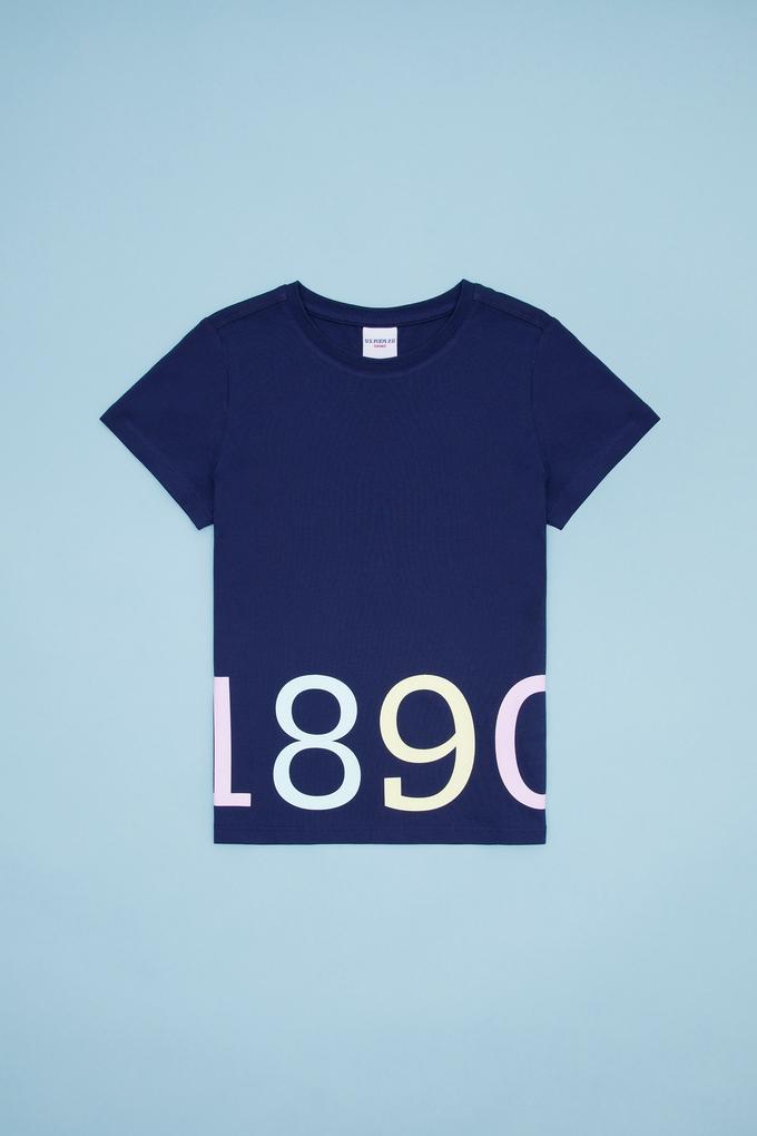 Çocuk Lacivert Bisiklet Yaka Tişört