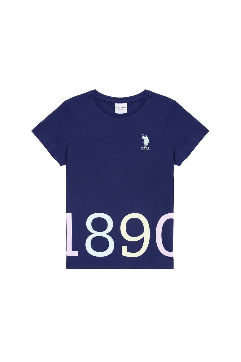 Çocuk Lacivert Bisiklet Yaka Tişört