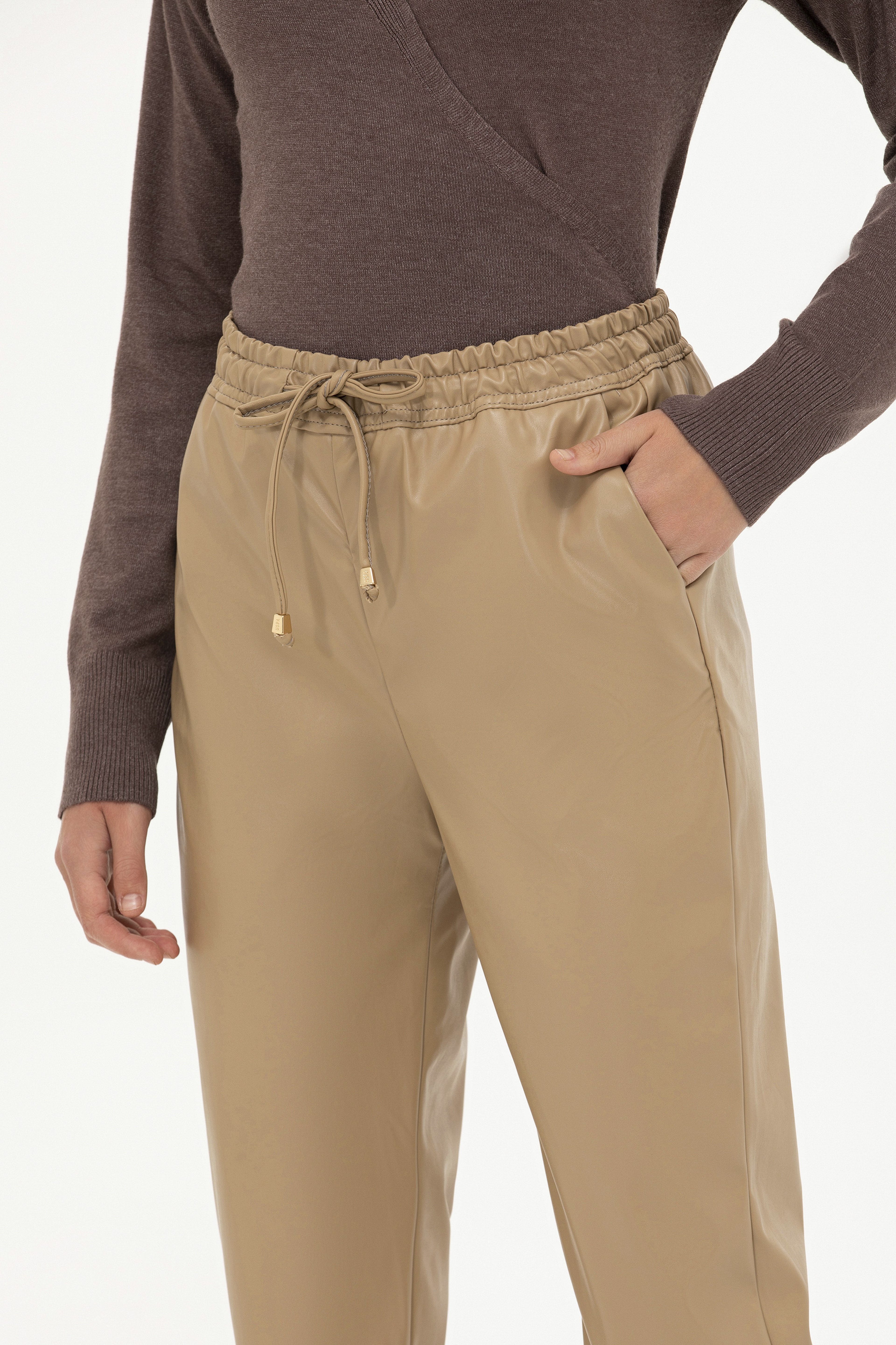 Kadın Camel Pantolon - Image 5