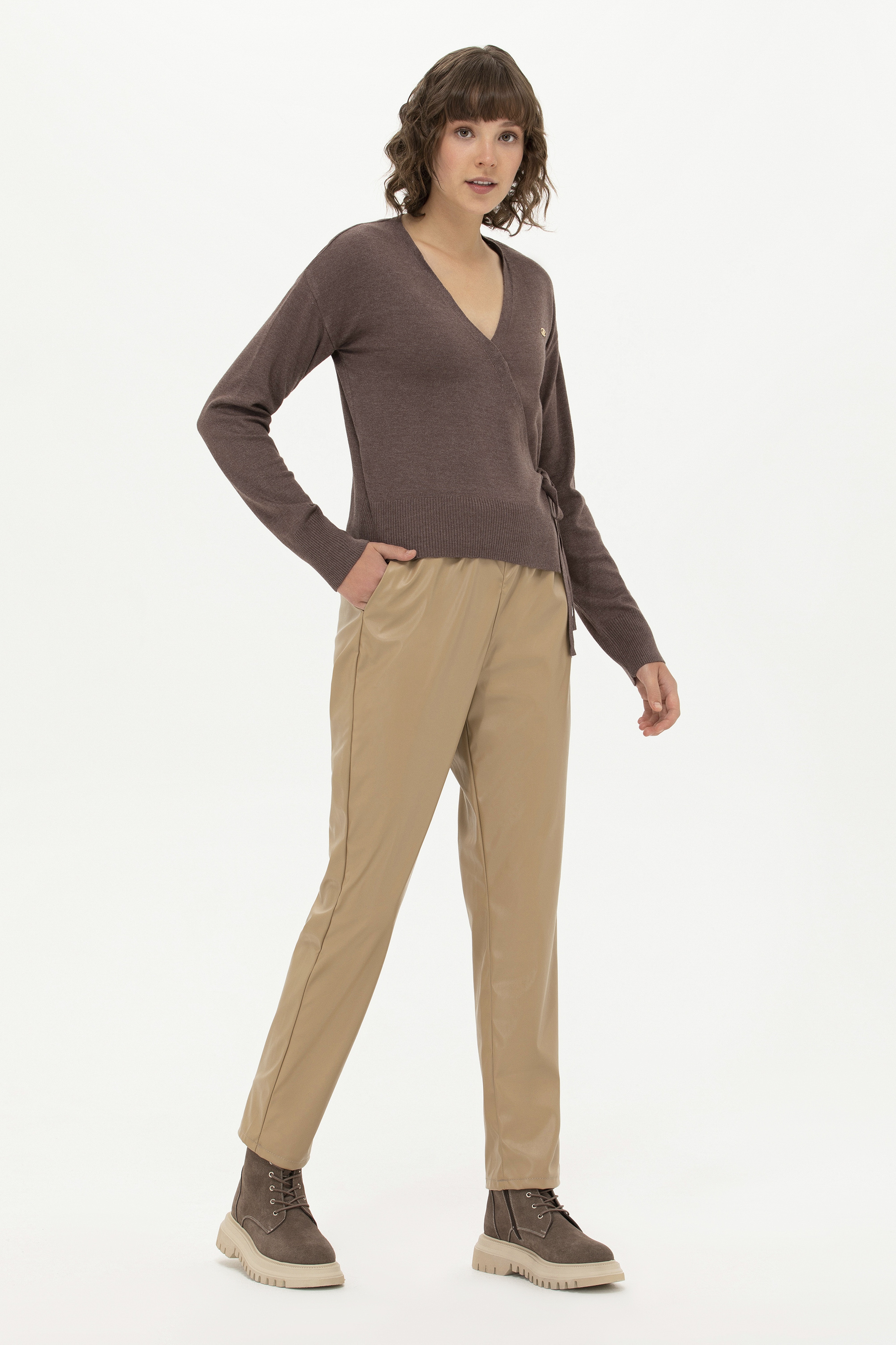 Kadın Camel Pantolon - Image 3