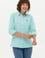Kadın Mint Uzun Kollu Basic Gömlek