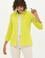 Kadın Neon Sarı Uzun Kollu Basic Gömlek