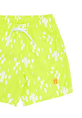Erkek Çocuk Neon Sarı Deniz Şortu - 50262272001