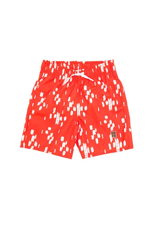 Erkek Çocuk Turuncu Deniz Şortu