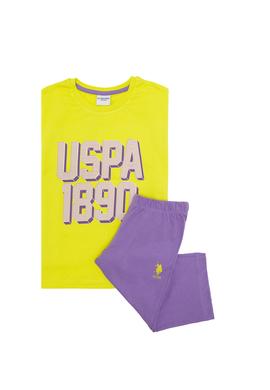 Kız Çocuk Neon Sarı Pijama Takımı - 50273906011