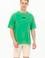 Erkek Yeşil Oversize Bisiklet Yaka Tişört