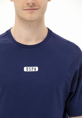 Erkek Lacivert Oversize Bisiklet Yaka Tişört - 50264932031