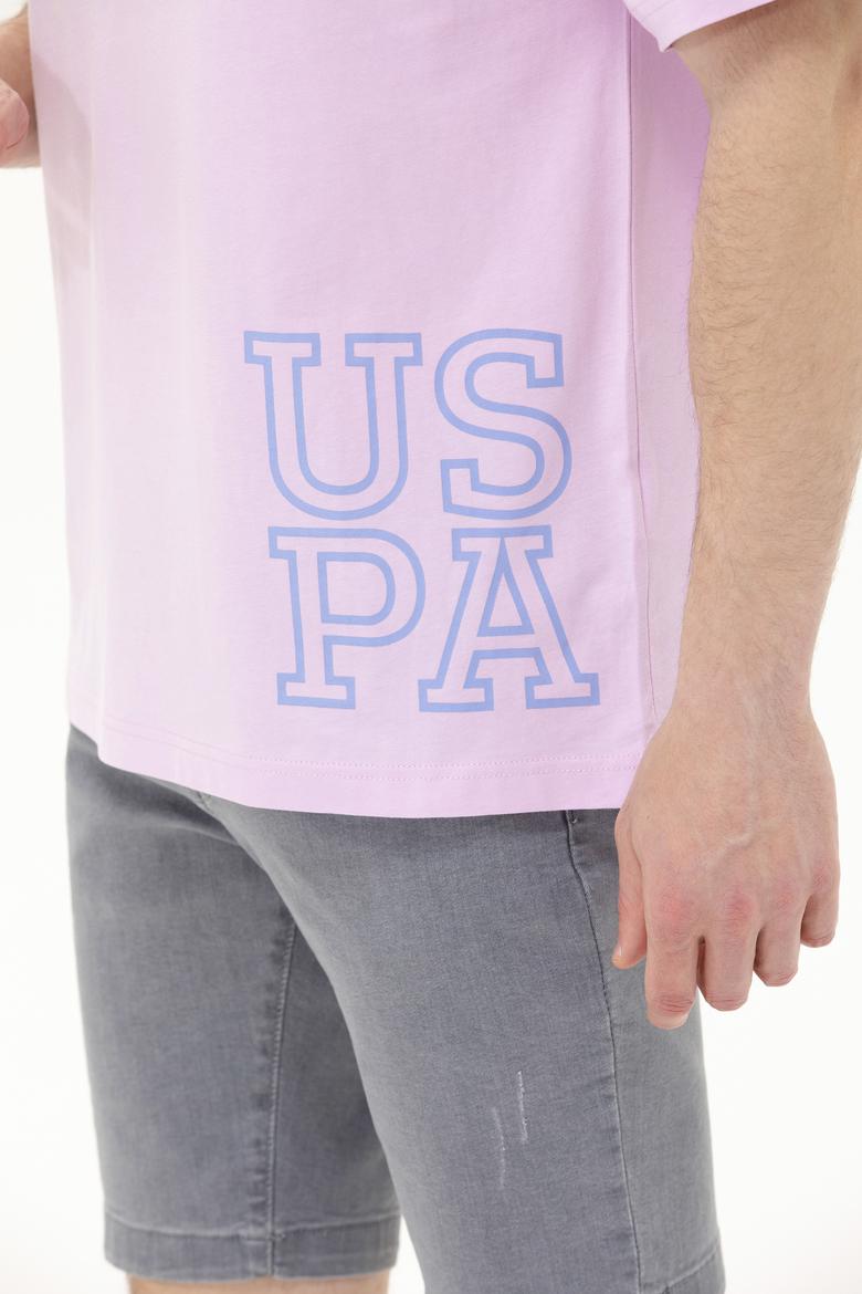 Erkek Manolya Oversize Bisiklet Yaka Tişört - 50264938026