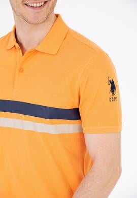 Erkek Turuncu Polo Yaka Tişört - 50264947038