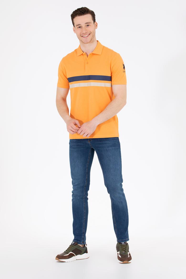 Erkek Turuncu Polo Yaka Tişört - 50264947038