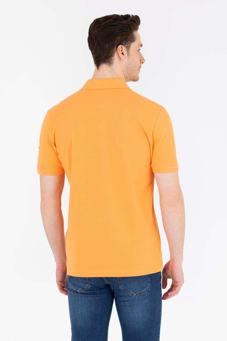 Erkek Turuncu Polo Yaka Tişört - 50264947038
