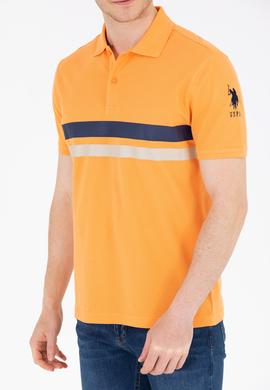 Erkek Turuncu Polo Yaka Tişört - 50264947038