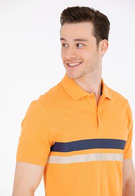 Erkek Turuncu Polo Yaka Tişört - 50264947038