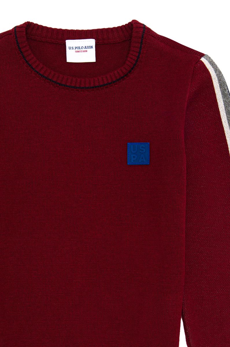 Erkek Çocuk Vişne Kazak