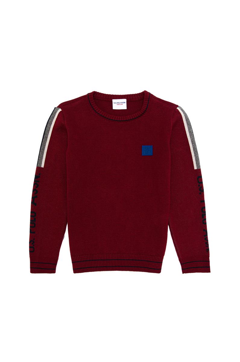 Erkek Çocuk Vişne Kazak